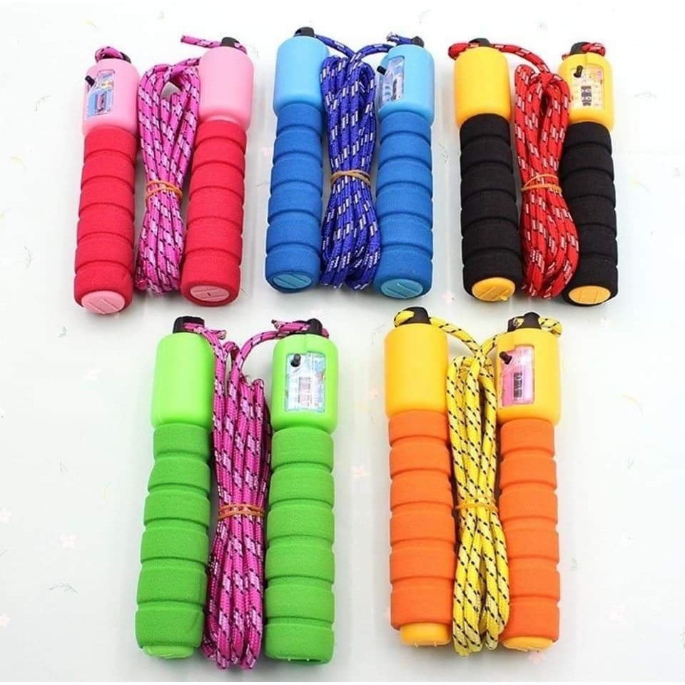 J&J Jump Rope with Counter Skipping Plastic Rope | Shopee Philippines