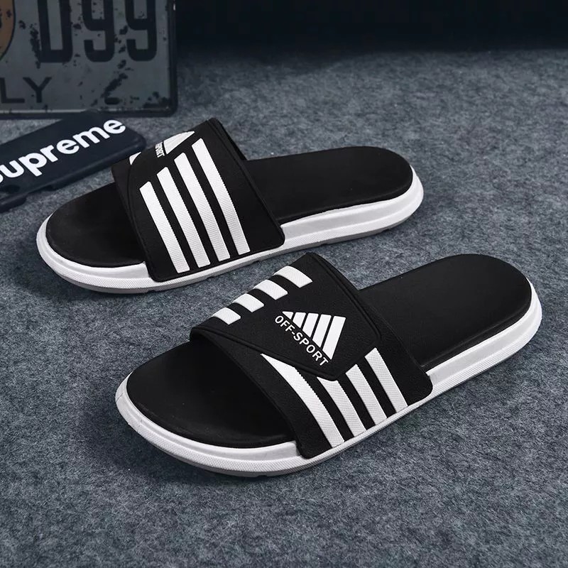 Boutique 2021 Slippers for Men Summer three stripes shoes Home