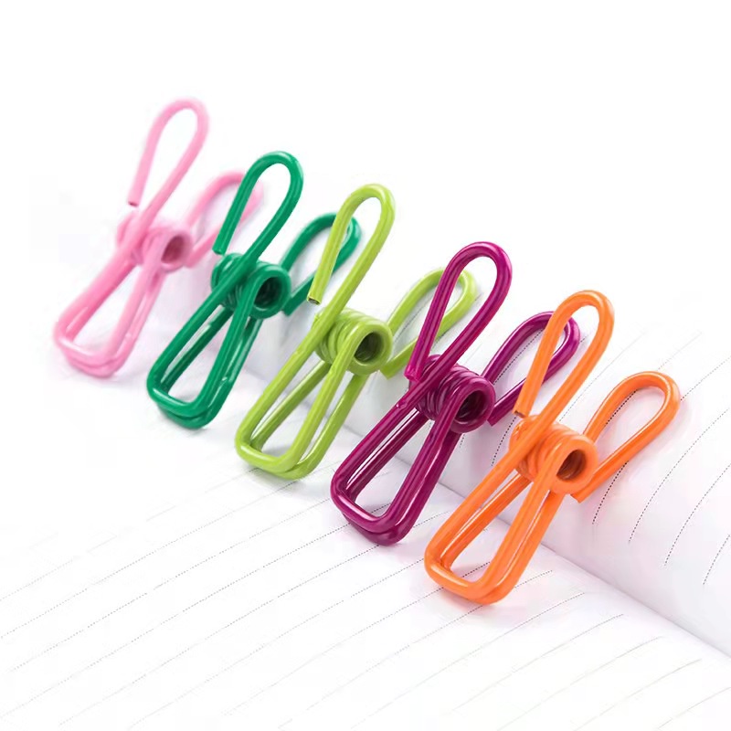 10 pcs Color Storage Clip Strong Spring Clothespin Drying Clip Sealing ...