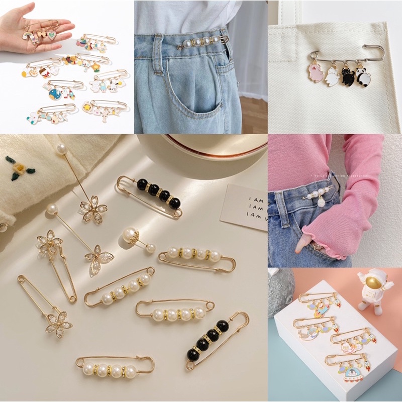 Cartoon Brooch Pearl Event | Shopee Philippines