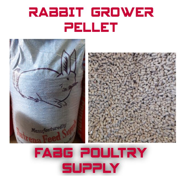 Rabbit best sale grower pellets