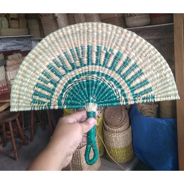 Native Fan Made of Tikog, Bamboo, Abacca, Sinamay | Paypay | Pamaypay ...