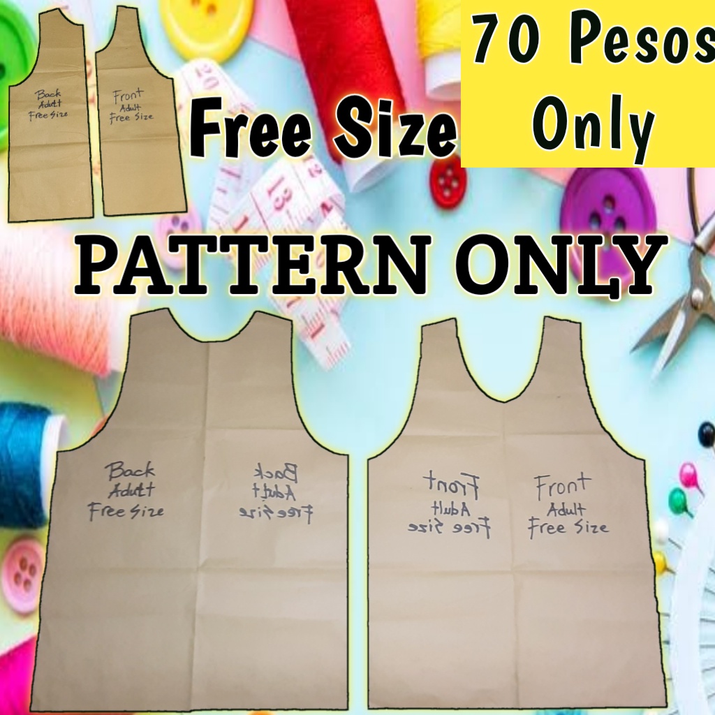 Adult Sando Pattern Plus Size and Free Size 70 Pesos Only | Shopee ...