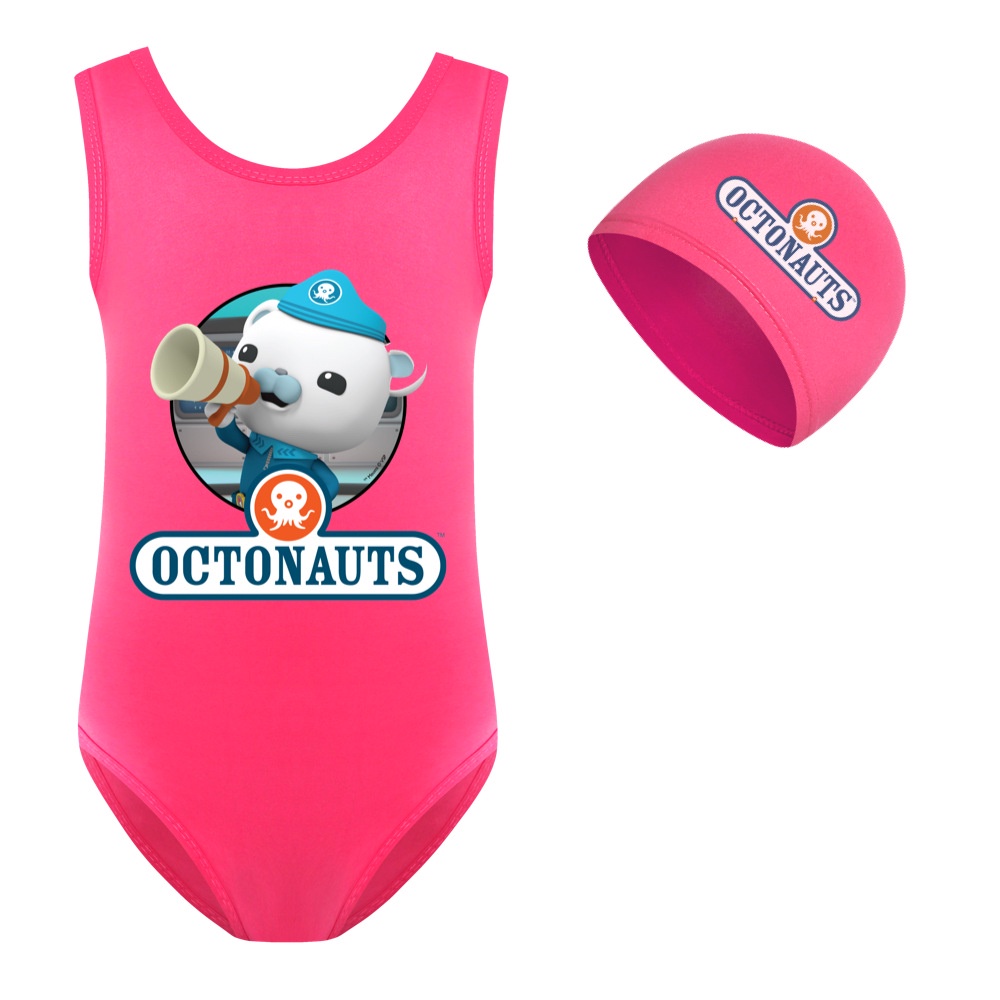 OCTONAUTS Girls Swimsuit Swimming Cap Set Baby Bath Tub Set Yellow One ...