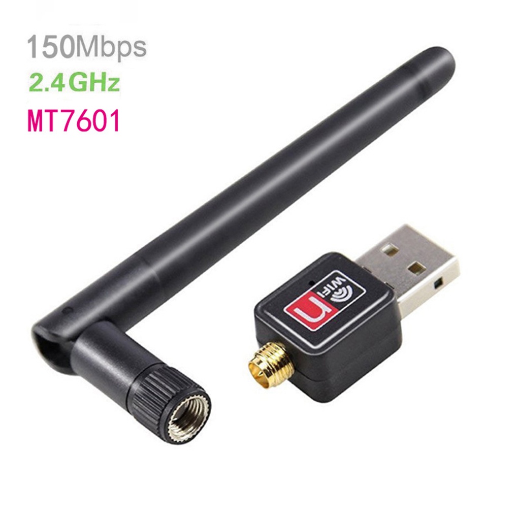 USB WiFi Receiver Adapter MT7601 Lan Wireless Network Card PC Laptop ...