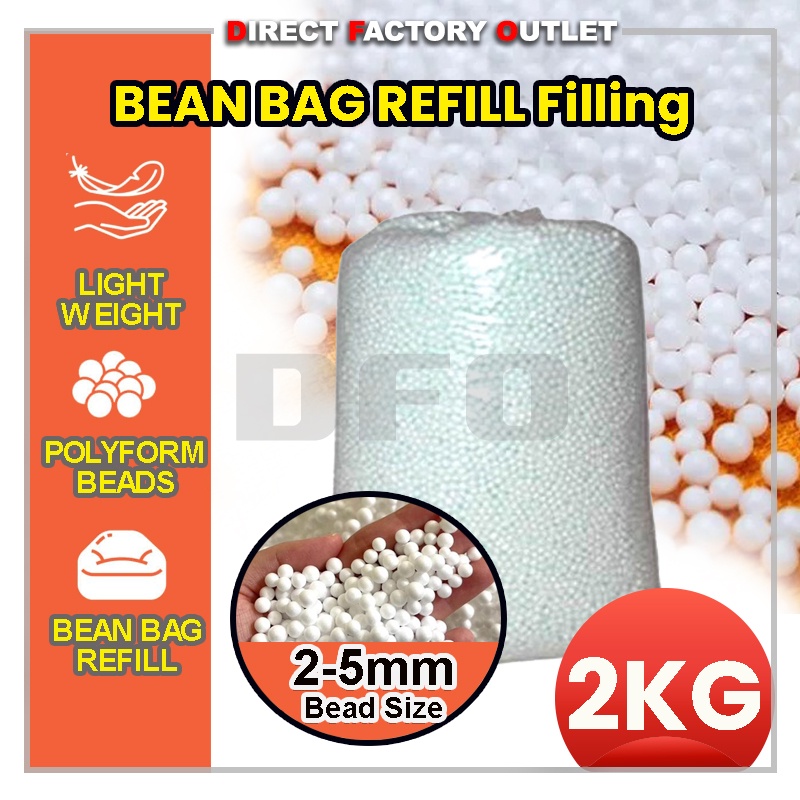 DFO BEAN BAG REFILL Filling Biji Kabus Polystyrene Poly Foam BEADS Shopee Philippines