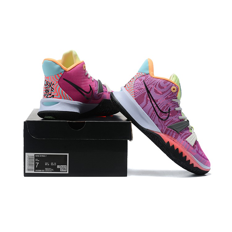 Pink best sale kyrie shoes