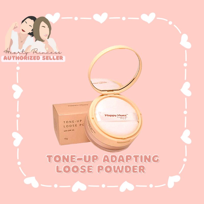 HAPPY HUES HAPPY YOU TONE-UP ADAPTING LOOSE POWDER 15g | Shopee Philippines