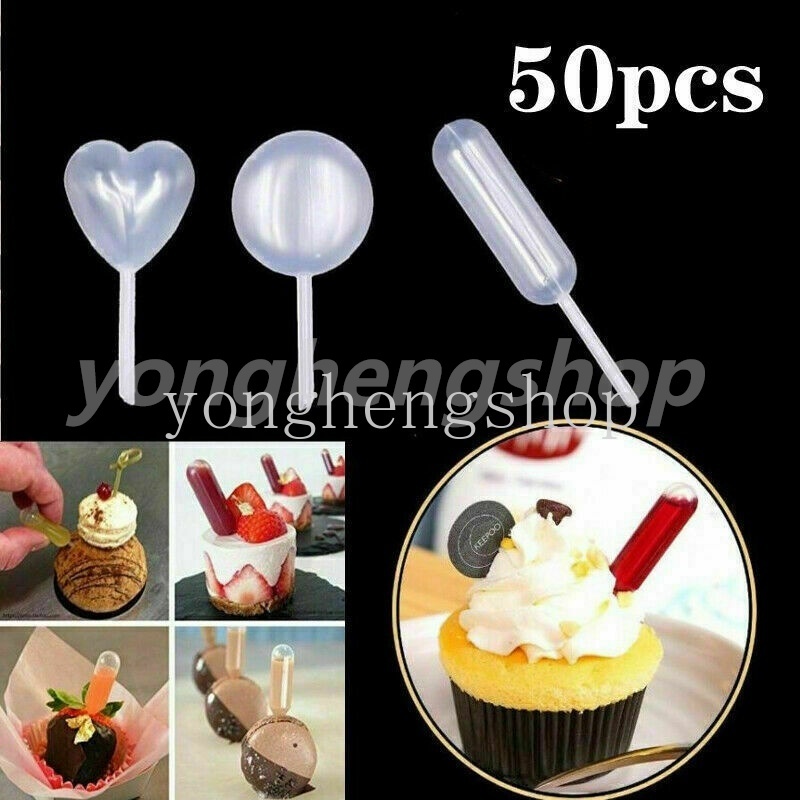 150 Contagocce USA E Getta 4ml - Per Dolci, Cocktail, Oli Essenziali, Forme Rotonda/Cilindrico/Cuore - Foto 3