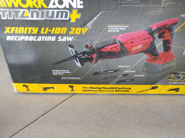 Workzone 20v cordless reciprocating Saw Australia Shopee Philippines