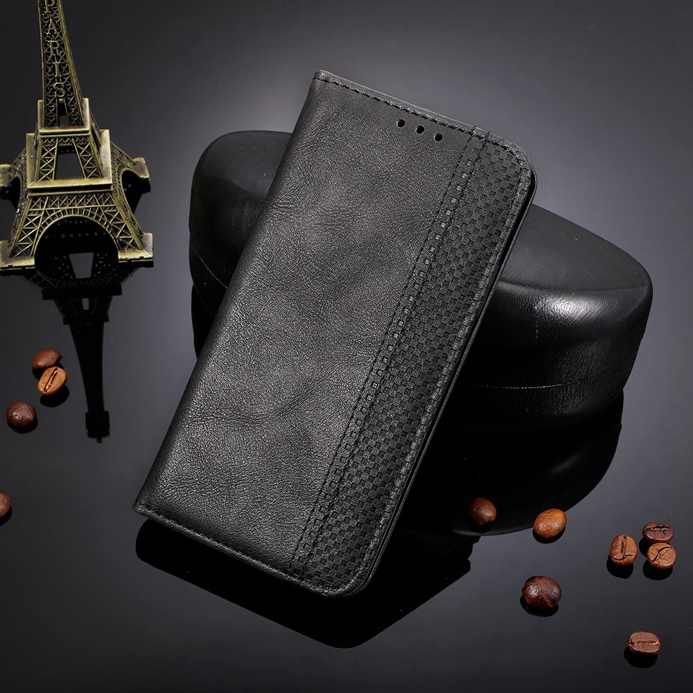 Casing Vivo Nex 5G Vintage Flip Cover Vivo Nex3 Magnetic Wallet Case PU  Leather Cases Card Holder Stand