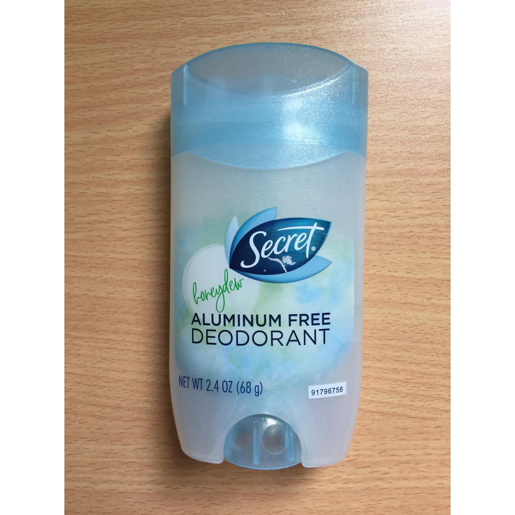 Secret Aluminum Free Deodorant Honeydew 68 grams Shopee Philippines