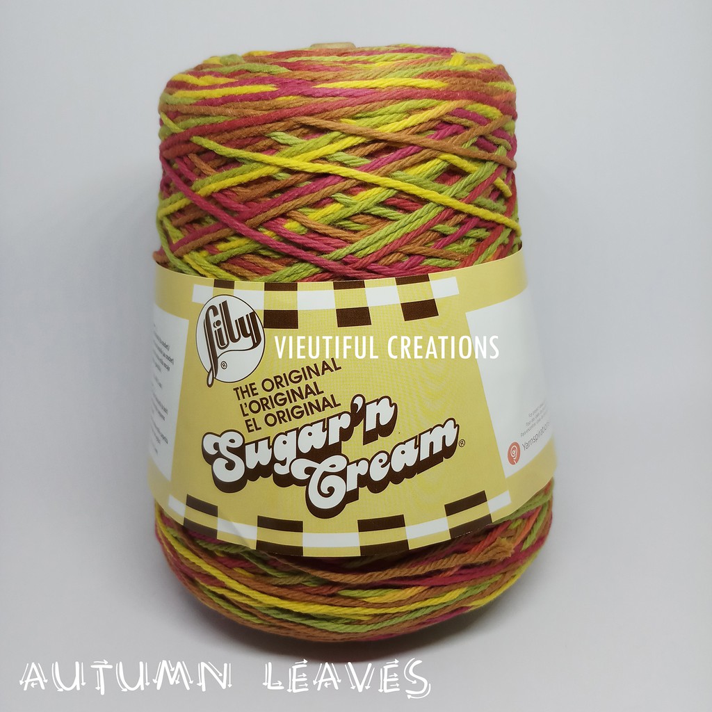 Lily Sugar'n Cream Yarn - Cones Autumn Leaves