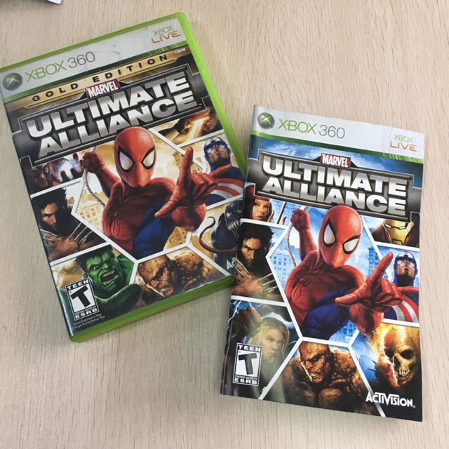 XBOX 360 Marvel Ultimate Alliance NTSC working asian console