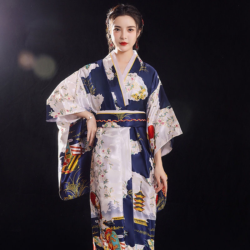 ️新款 现货 Women Traditional Japanese kimono female Japanese style dress ...