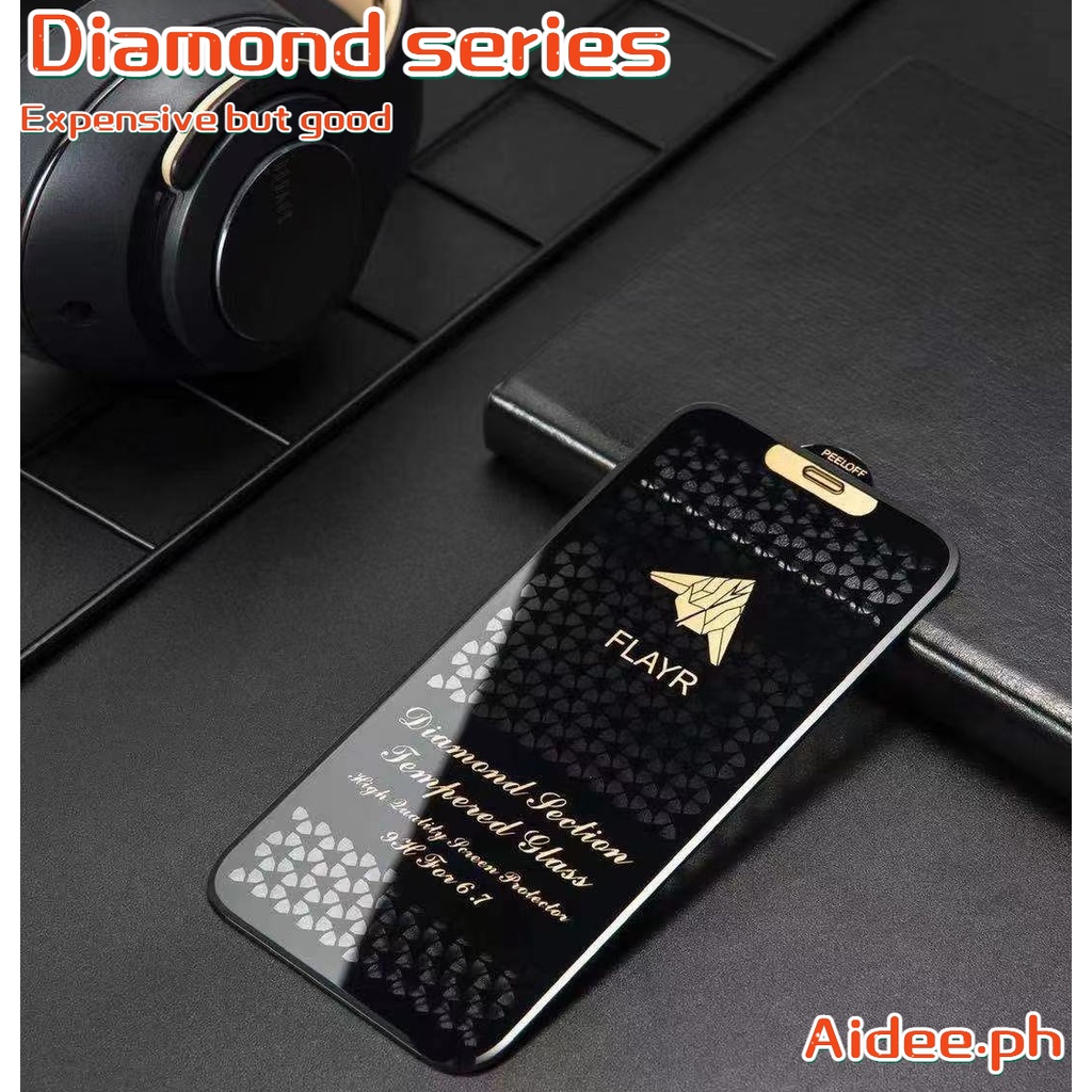 Diamond Series Tempered Glass for IPhone 15 14 13 Pro Max Front ...