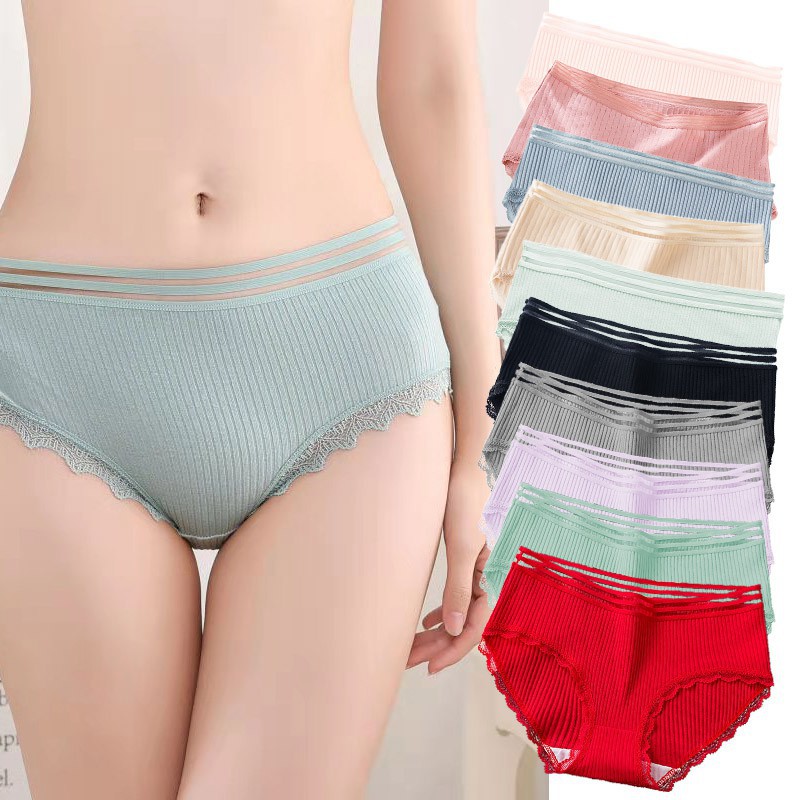 soen panty for women Korean Lace Women's Panty Breathable Super