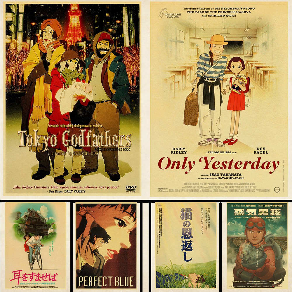 Good Anime Movie Retro Posters Wall Pictures Kraft Paper Home/Bar ...