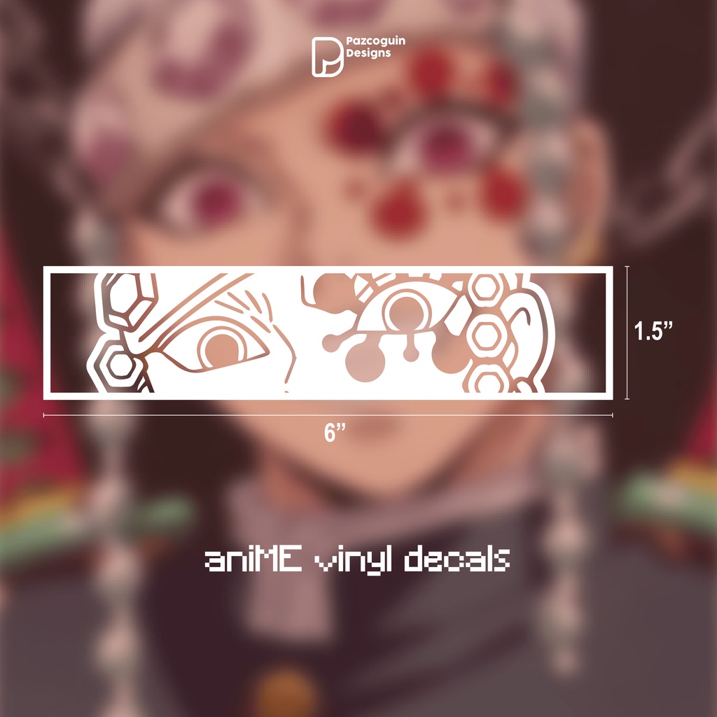 AniME Husbando Vinyl Stickers Demon Slayer Tengen Uzui | Shopee Philippines