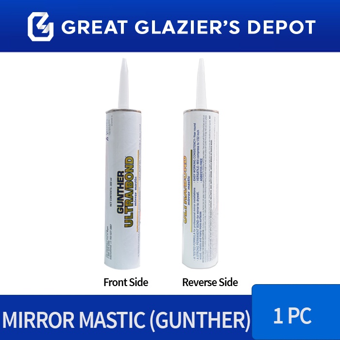 Mirror Mastic Gunther Ultra bond Mirror Adhesive Mirror Glue Gunther Ultrabond Mount Glass