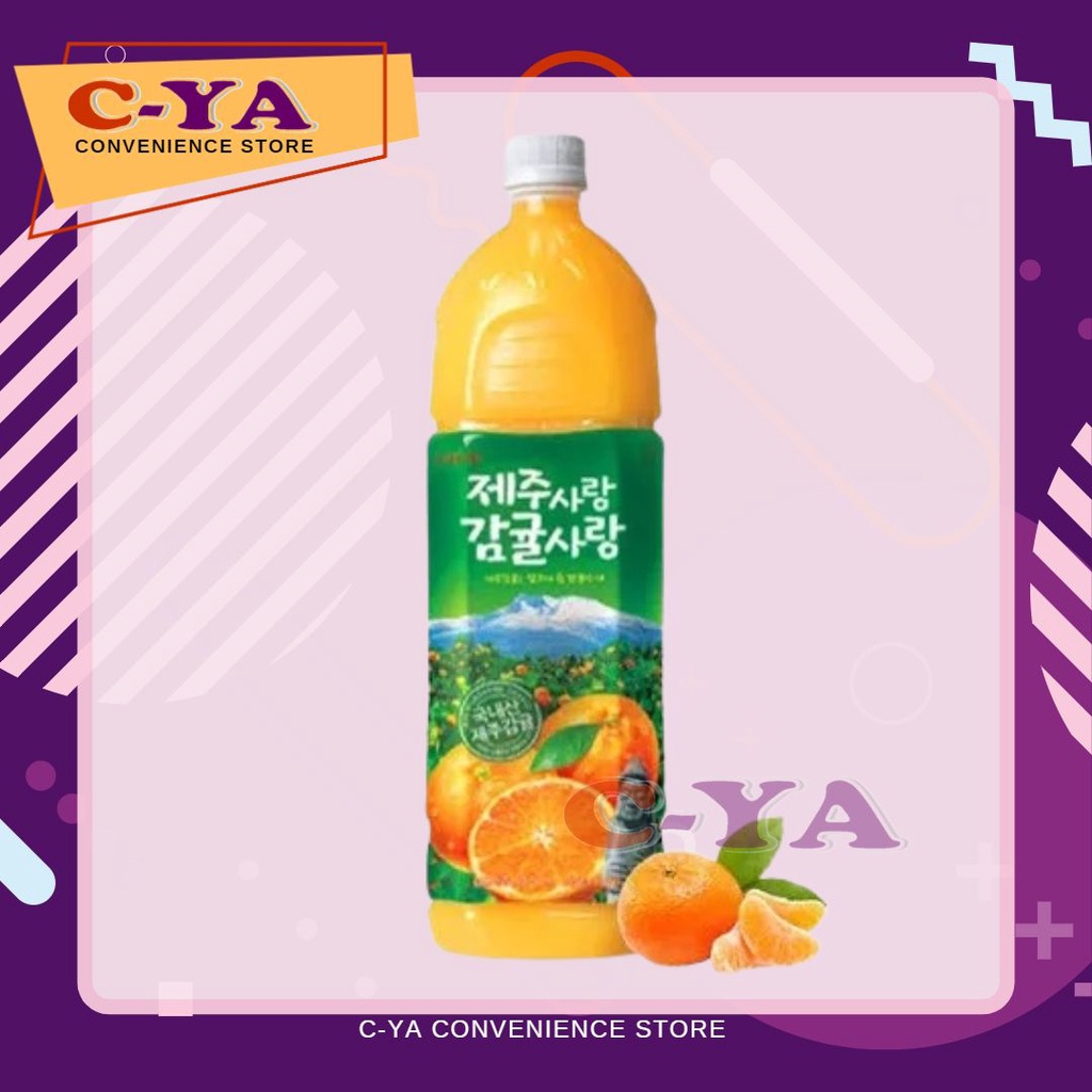 LOTTE Jeju Mandarin Orange Juice 1.5L Shopee Philippines