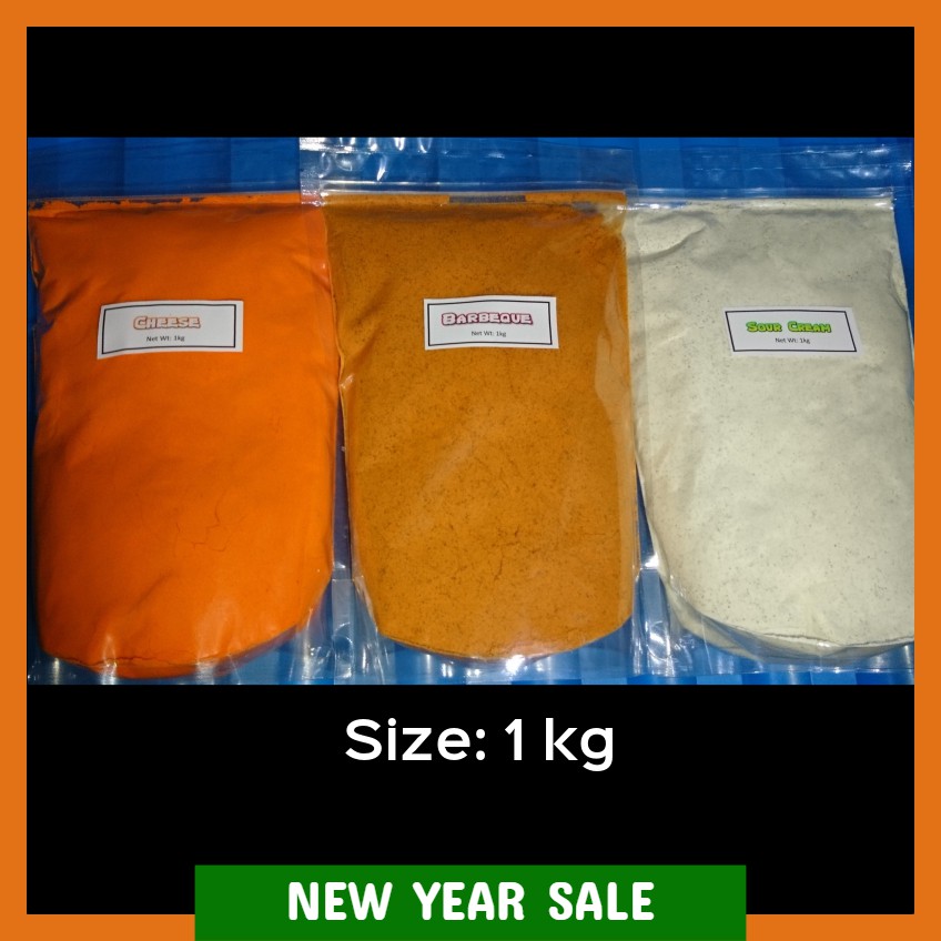 1kg WHOLESALE Premium Potato Flavors Fries Cheese powder, Sour Cream