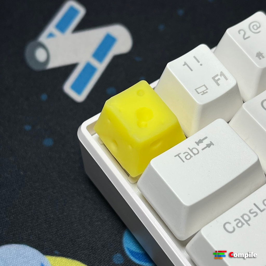 Cheese Keycap Keyboard Key Cap Strong Material (Read Product Details ...