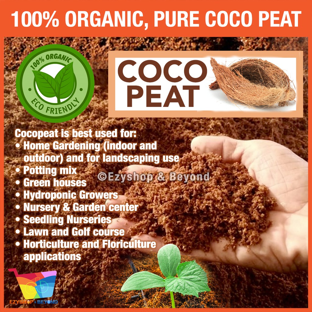 100 Pure Coco Peat Eco Friendly Coco Peat, Coco Coir