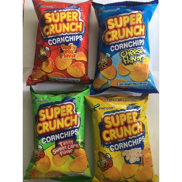 Super Crunch cornchips snacks 55g | Shopee Philippines