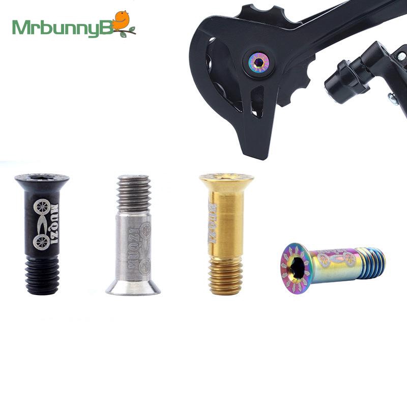 Bike screws Jockey Wheel Bolts Repair 16mm Titanium Alloy 2Pcs Road