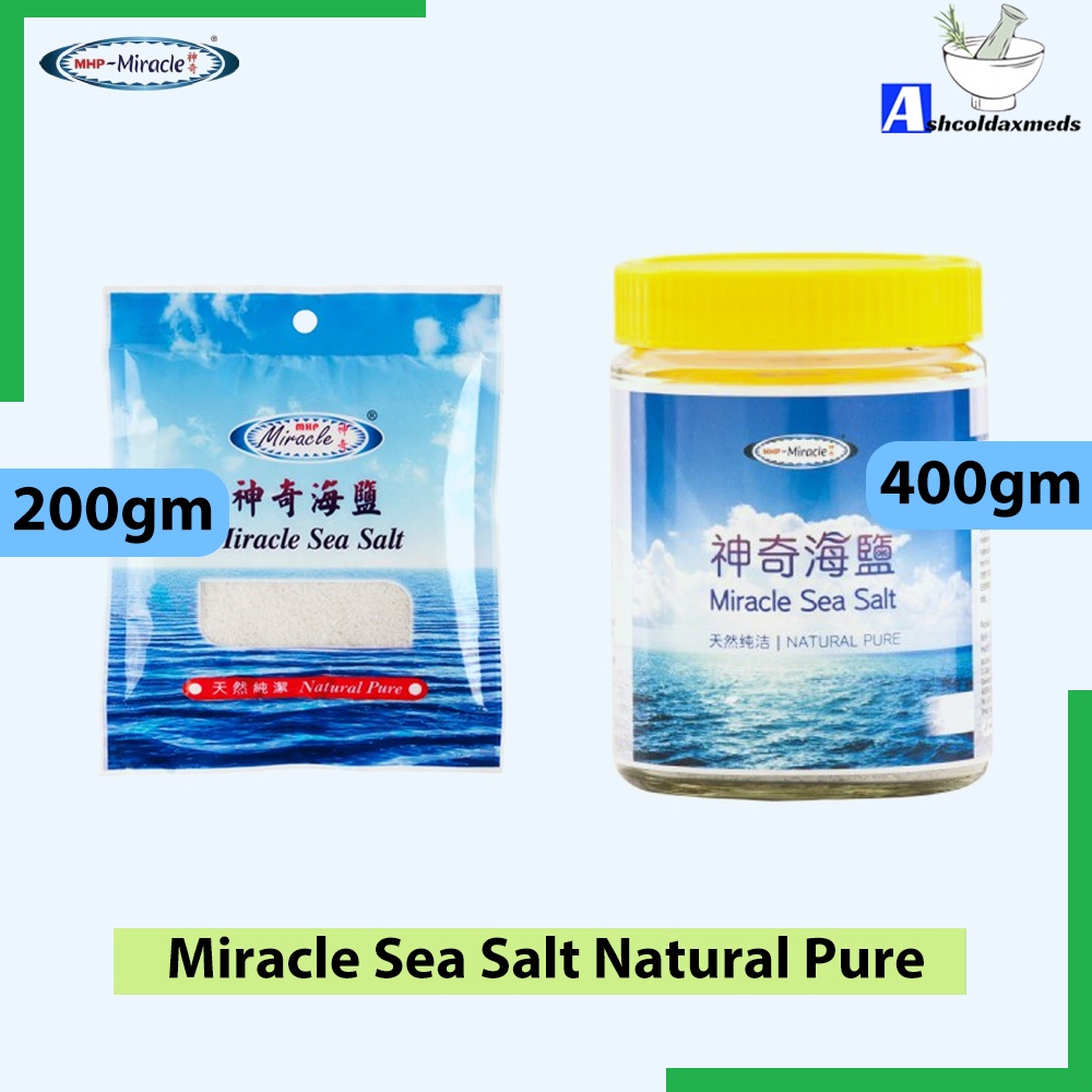 Miracle Sea Salt Natural Pure 200g / 400g | Shopee Philippines