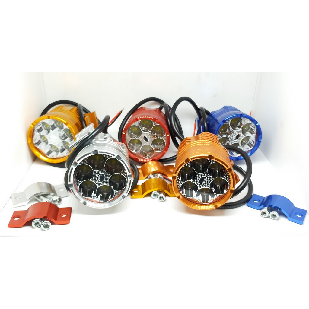 MOTORCYCLE 6 LED LIGHT CIRCLE (BLUE WATER) | Shopee Philippines
