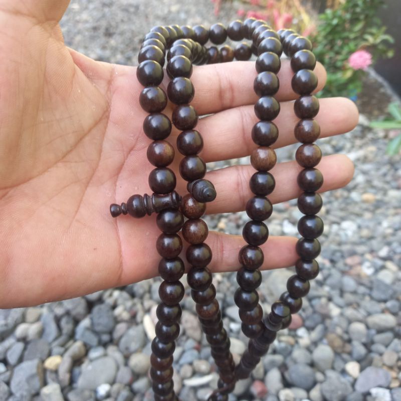 KAYU HITAM Original Wood tasbih 10mm Wood tasbih original Sea tasbih ...