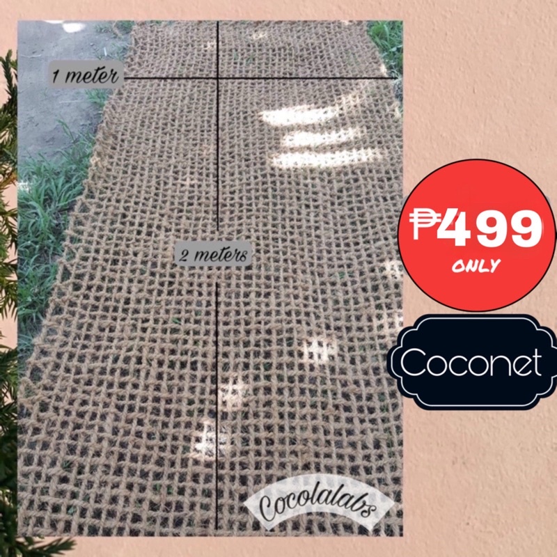 Plant support net / coconet / coco fiber net 1x2meters | Shopee Philippines