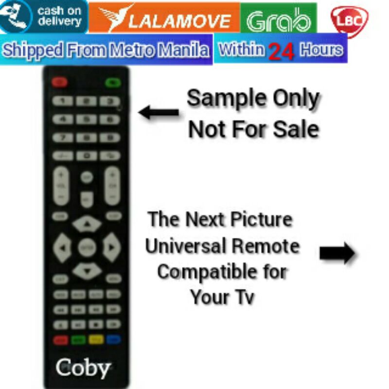 Coby Led Smart Remote ( Replacement Compatible For Universal Remote
