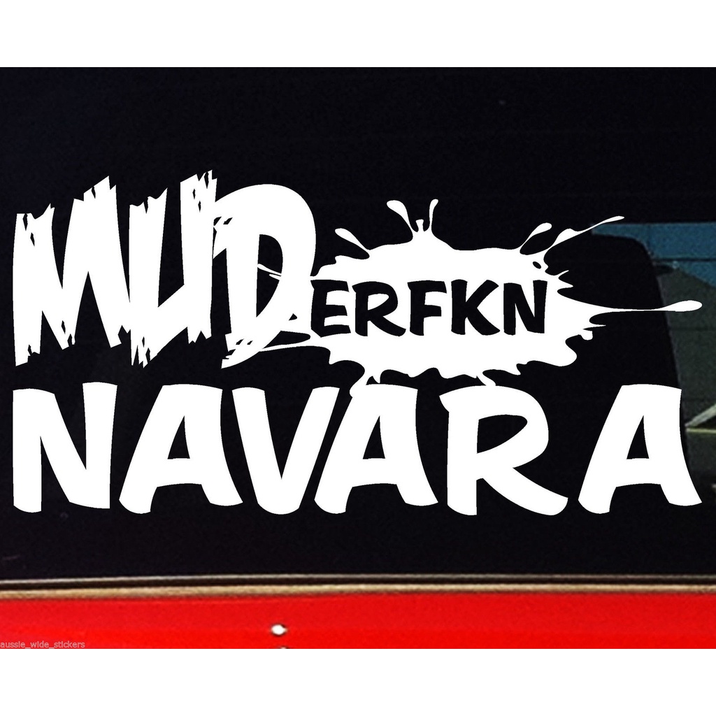 New 200mm Funny offroad 4x4 Dual Cab Ute Car Stickers MUD erfkn NAVARA