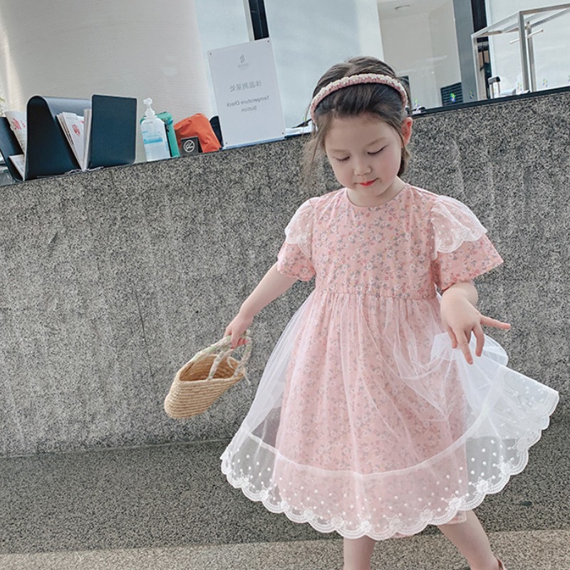 ootd ins style Skirt for Girl summer dress ready stock flora flower ...