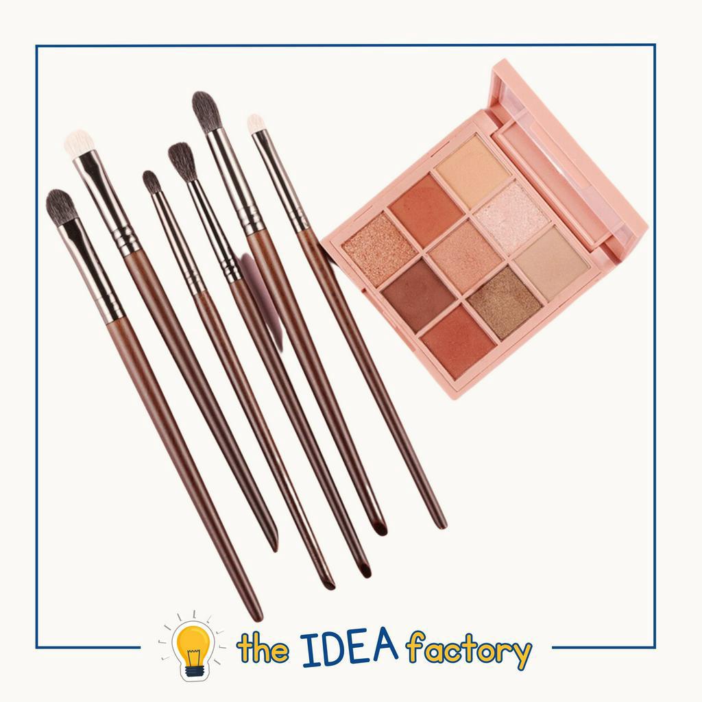 6 Piece Affordable Eyeshadow Brush Set Shopee Philippines