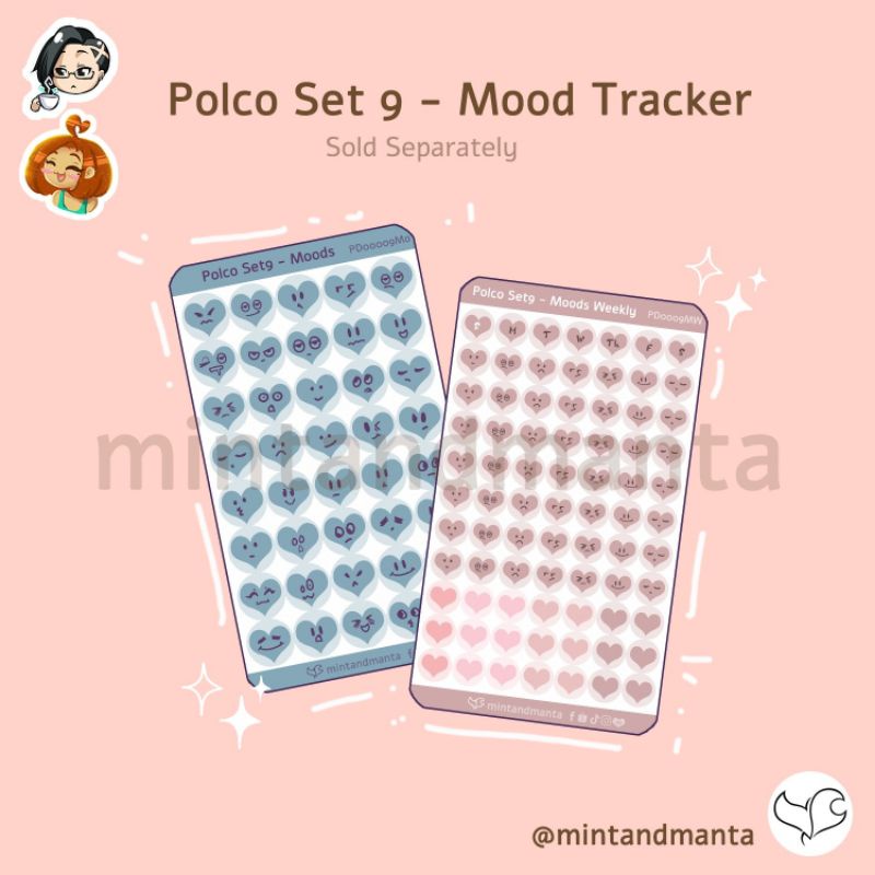 Moods Sticker Sheet | Mood Tracker | Journal Deco Stickers | Journal ...
