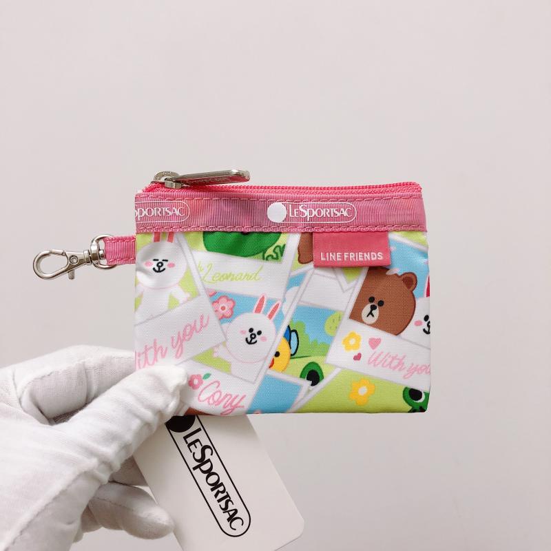 LeSportsac Waterproof Cute With Hook Accessory Bag Coin Purse Mini Card