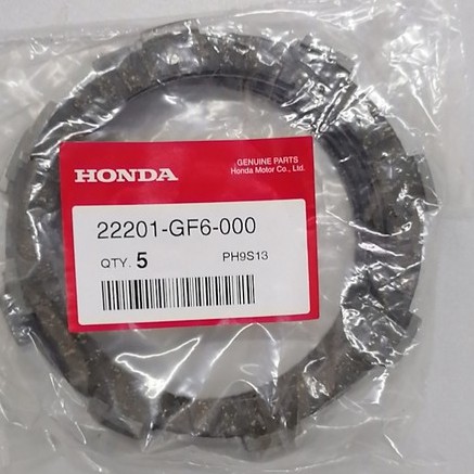 HONDA Genuine Clutch Lining Friction Plate Kit Part No.22201-GF6-000 ...