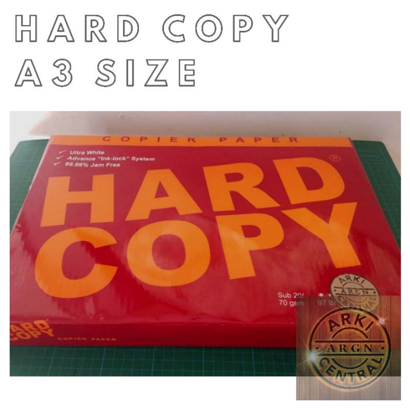 HARD COPY BRAND PAPER A3 SIZE BOND PAPER | Shopee Philippines