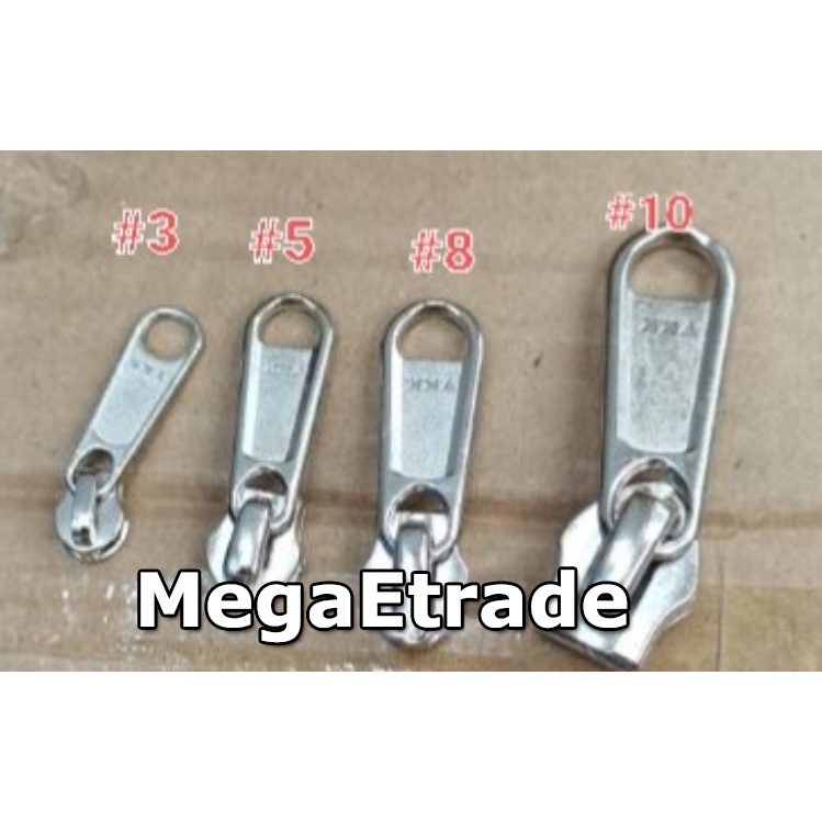 genuine YKK slider sliders zipper BY 10 PCS 5 8 10 Shopee Philippines