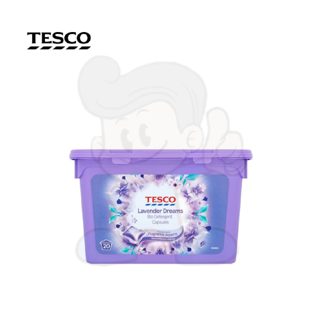 Tesco Lavender Dream Bio Detergent Capsules, 490 mL. Shopee Philippines
