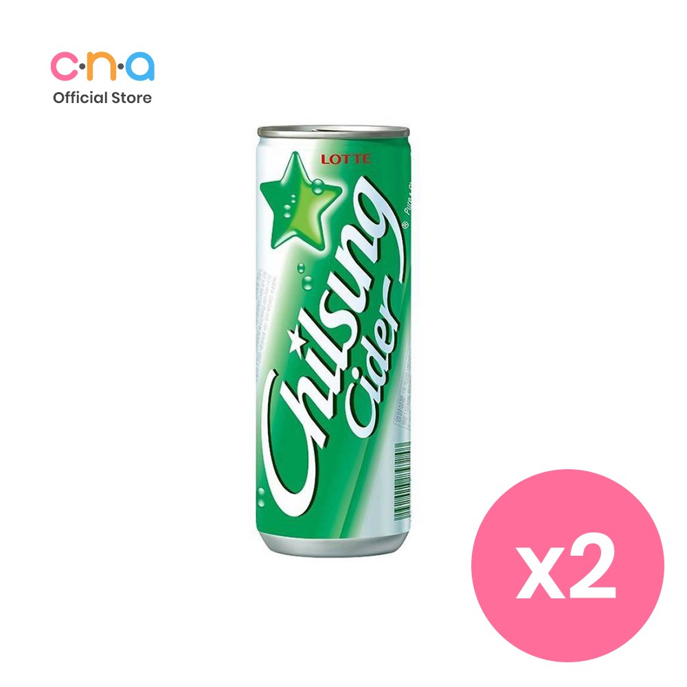 LOTTE Chilsung Korean Cider Drink 250mL Shopee Philippines