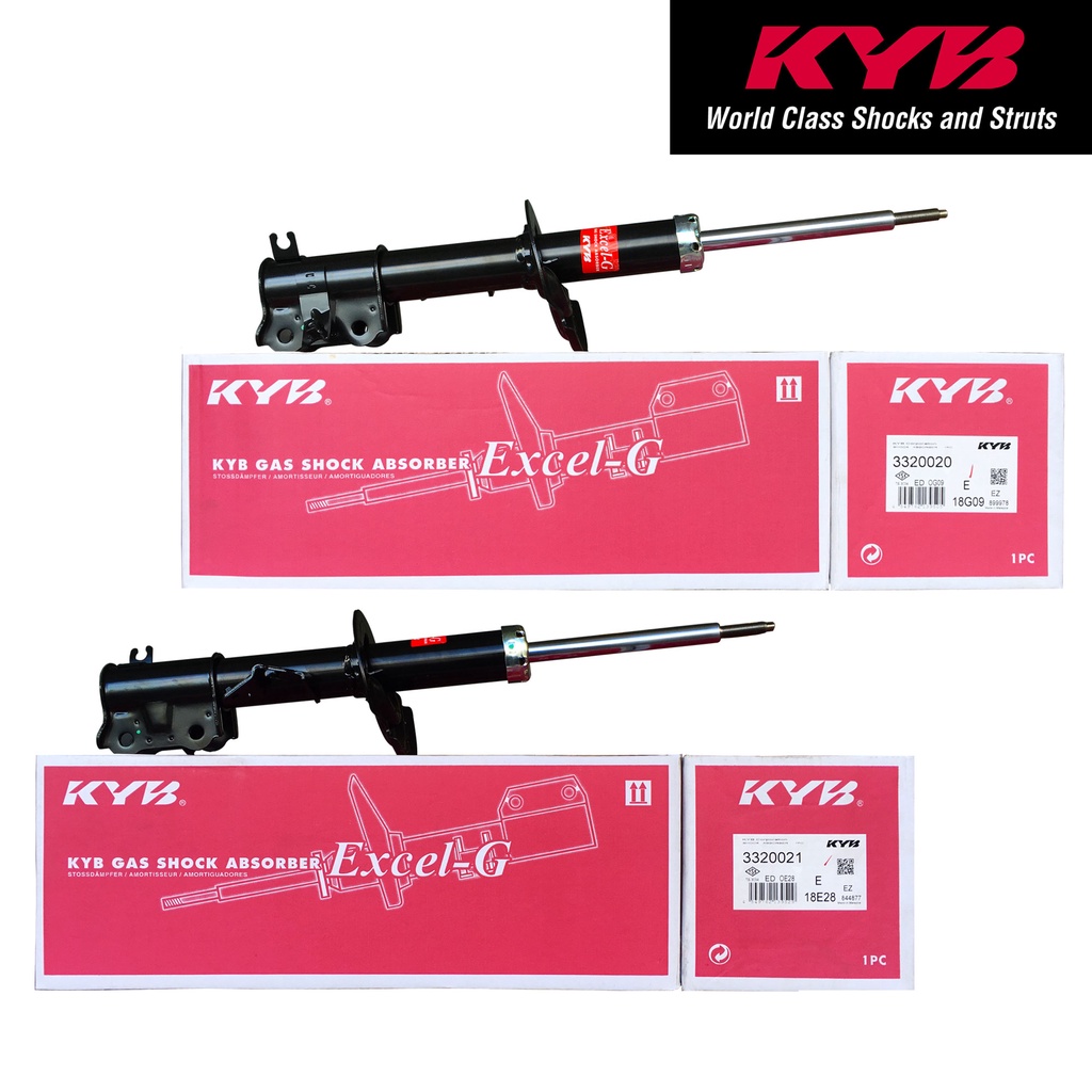 KYB 3320020/3320021 for Kia Picanto 2011 - 2016 Set of 2 Front Gas ...