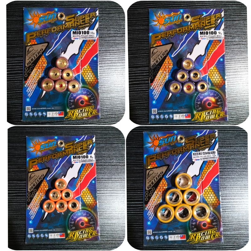 SUN RACING FLYBALL 8g,9g,10g MIO / 12g NMAX | Shopee Philippines