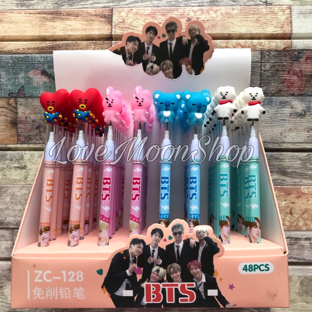 1 box BTS BT21 Magic Pencil Set (48 pieces) | Shopee Philippines