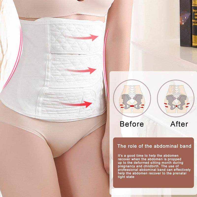 Post C Section Recovery Belly Band Wrap Abdominal Binder Cesarean Section Belt Shopee Philippines