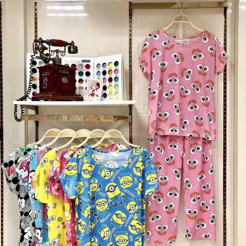 Comfortable adult character pajamas In Various Designs 